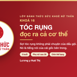 Khoá ĐÁNH THỨC SỨC KHOẺ NỮ THẦN K16 — Tóc rụng