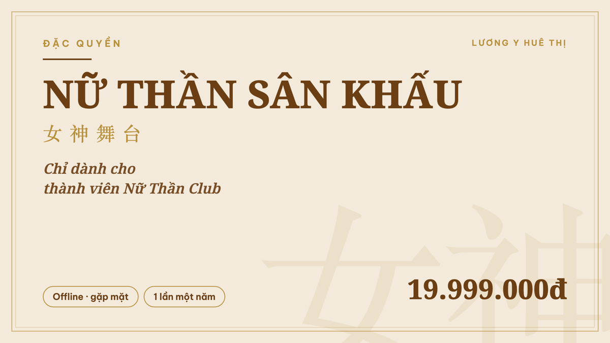 NỮ THẦN SÂN KHẤU